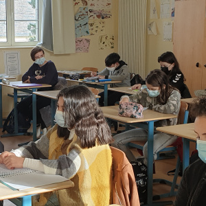 Les élèves de 6A